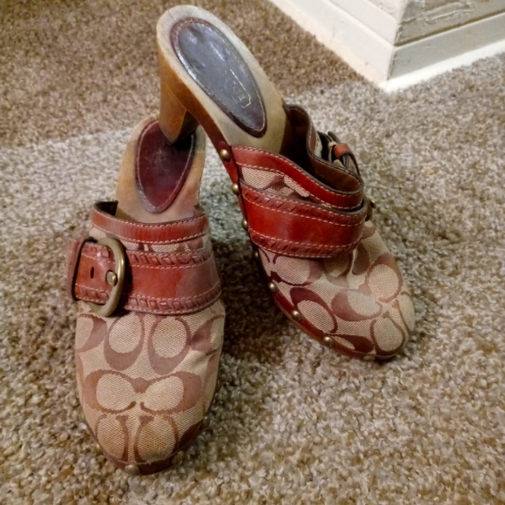 Vintage Coach Clogs